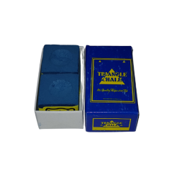 Billard Kreide Triangle Blau 2er Pack
